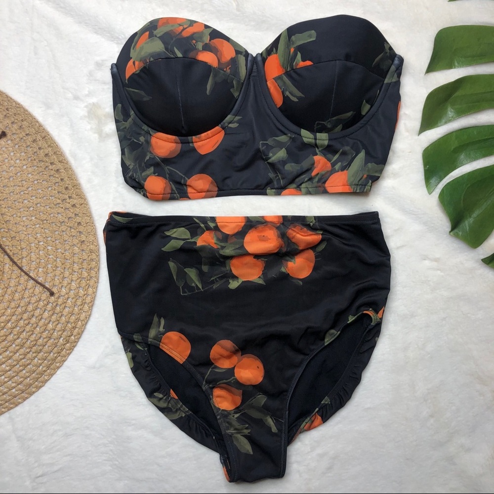 Albion bandeau and high waisted bottoms